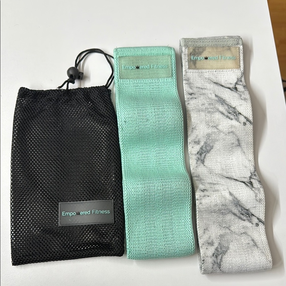 Mint and Marble Resistance Bands